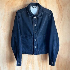 Stoic Denim Chore Coat XS Black Wash/Oyster Paisley